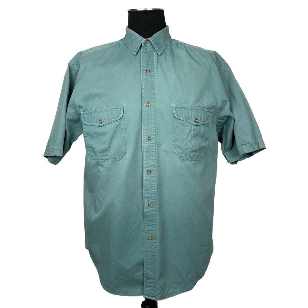 Vintage Eddie Bauer Cotton Button Front‎ Shirt - Men’s L